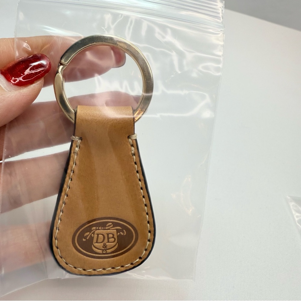 Vintage Dooney & Bourke Brown Leather Key Holder - Picture 4 of 6
